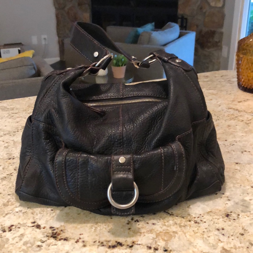 Black Fossil Shoulder Bag